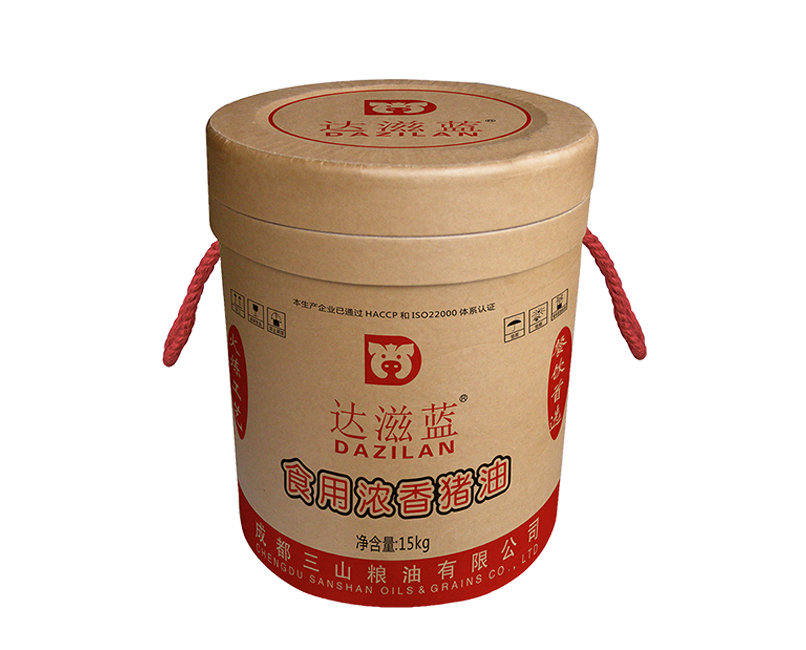达滋蓝浓香猪油 15kg纸桶